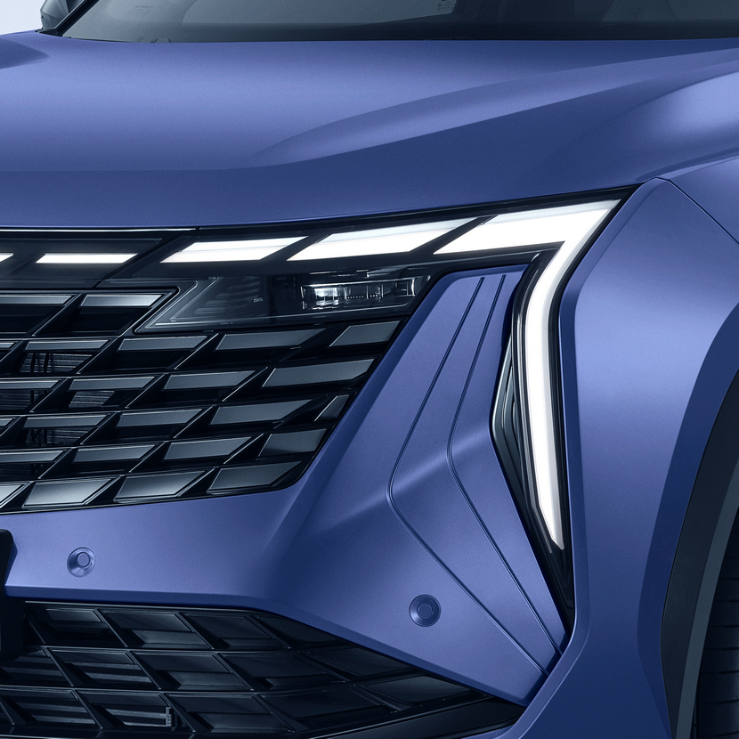 LED-фары Geely Atlas — освещение до 168 м с автопереключением